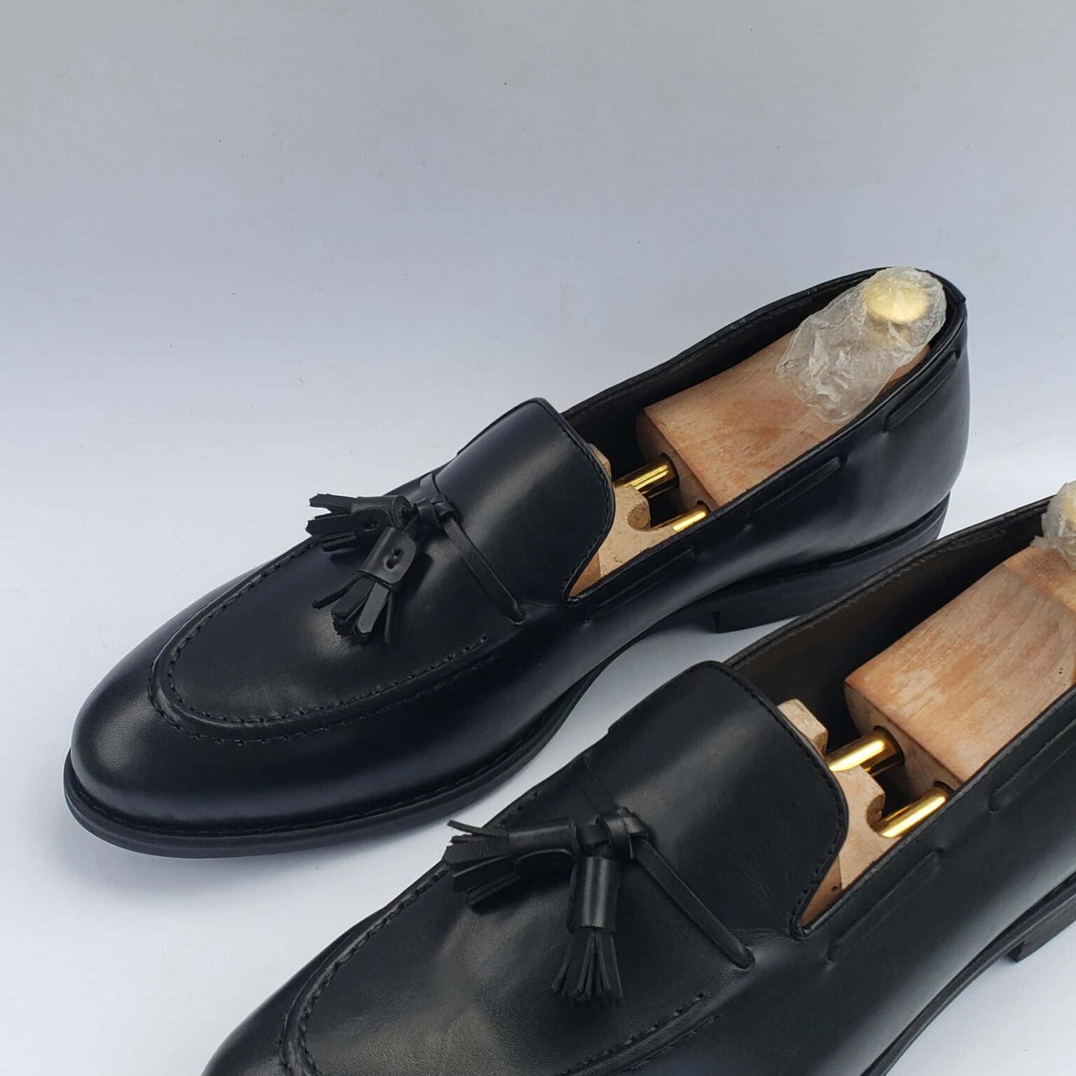 BLACK PENNY LOAFERS
