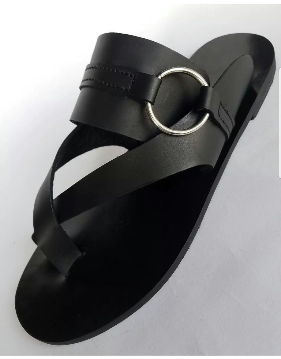 BLVCK-CROSS-RING-LEATHER-SLIPPERS-2