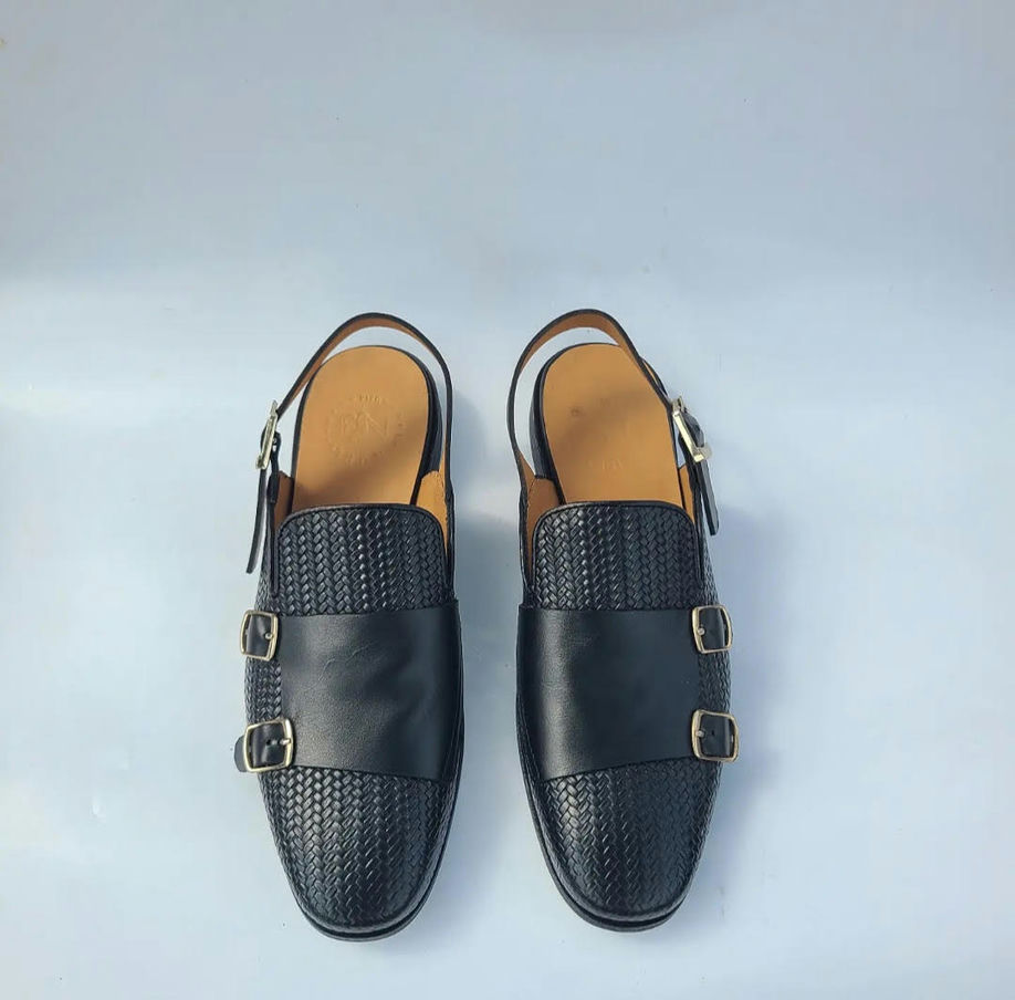 Blvck D Strap Leather Sandals – Premium Comfort and Style for Men