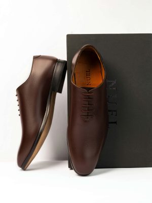 BROWN WHOLECUT SHOE 1