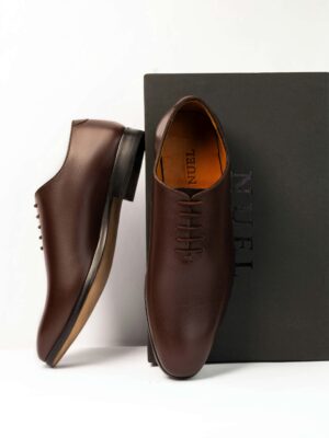 BROWN WHOLECUT SHOE 1
