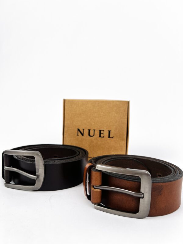 Handstitched Leather Belt – Handmade from Premium Full-Grain Leather | Nuel