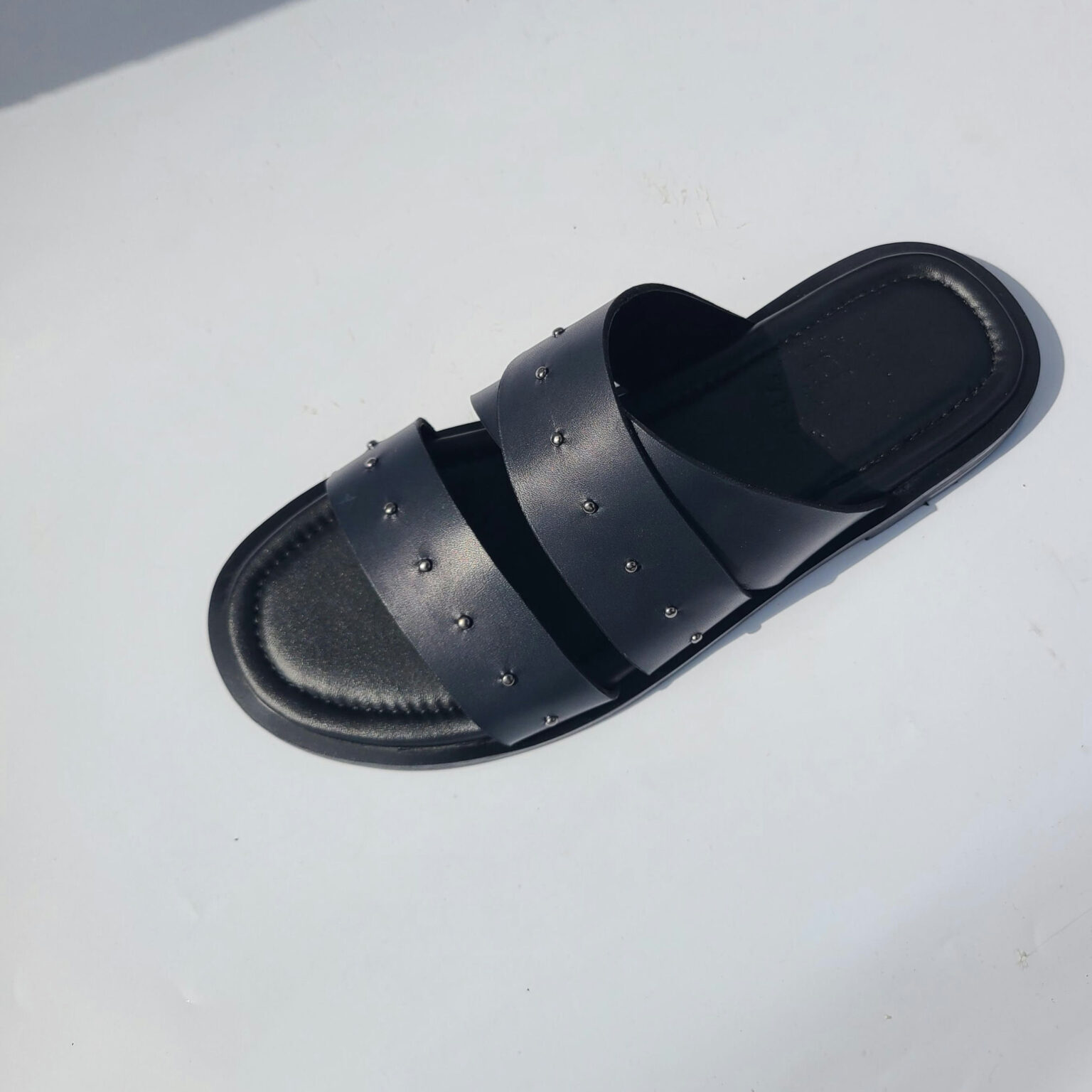 NAVY-BLUE-STURDED-LEATHER-SLIPPERS-2