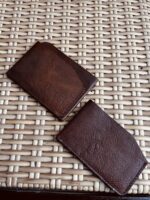 Slim Handmade Leather Cardholder – Minimalist Wallet for Men | Nuel
