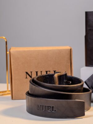 Black Men's Belt | Handmade Premium Leather