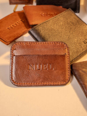 Brown Leather Cardholder | Handstitched