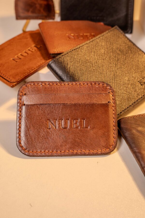 Brown Leather Cardholder | Handstitched