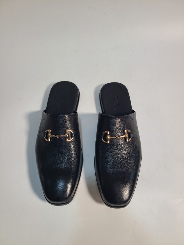 Men’s Leather Horse-Bit Half Shoe – Classic Loafer for Office & Weekend