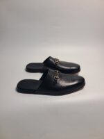 Men’s Leather Horse-Bit Half Shoe – Classic Loafer for Office & Weekend