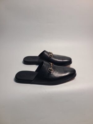 Men’s Leather Horse-Bit Half Shoe – Classic Loafer for Office & Weekend