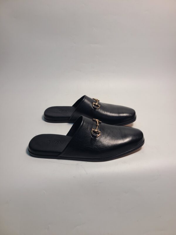 Men’s Leather Horse-Bit Half Shoe – Classic Loafer for Office & Weekend