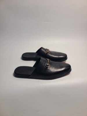 Men’s Leather Horse-Bit Half Shoe – Classic Loafer for Office & Weekend