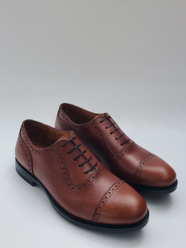 Men’s Brown Oxford Leather Shoes | Classic Dress Shoes