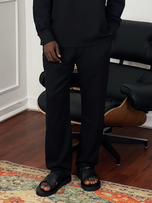 Birkenstock-Style Leather Slippers