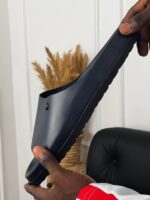 Birkenstock-Style Leather Slippers