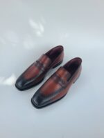 Nuel’s Brown Leather Loafers | Men’s Slip-On Shoes