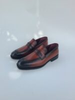 Nuel’s Brown Leather Loafers | Men’s Slip-On Shoes