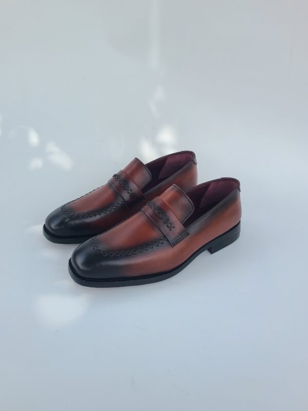 Nuel’s Brown Leather Loafers | Men’s Slip-On Shoes