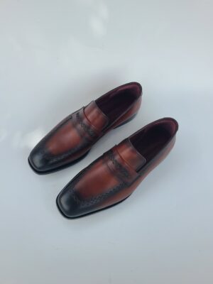 Nuel’s Brown Leather Loafers | Men’s Slip-On Shoes