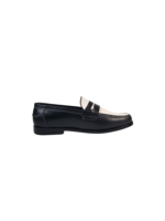 NUEL Two-Tone Penny Loafers
